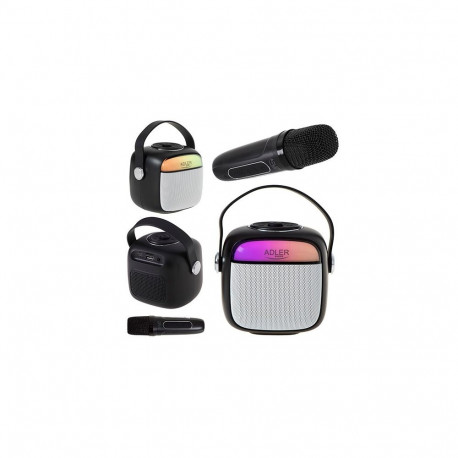 Karaoke Speaker - Adler AD 1199 Black with Microphone, SD/USB/AUX/Bluetooth