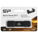 USB Flash Drive - Silicon Power DS72 500GB USB Type-A/Type-C Black