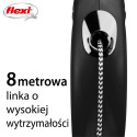 Leash - Flexi Classic 8m, Black