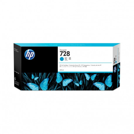 HP 728 (F9K17A) Ink Cartridge, Cyan