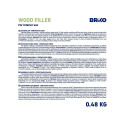 WOOD FILLER INT BRIKO PINE BRANCH 0.48KG