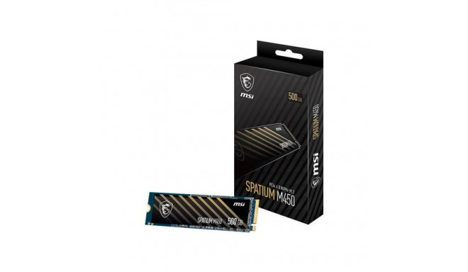 MSI Spatium M450 PCIe 4.0 NVMe M.2 500GB V1 PCI Express 4.0 3D NAND