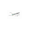 Gembird PP22-20M networking cable Beige Cat5e