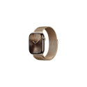 Apple Watch Series 10 GPS + Cellular 46mm Gold Titanium Case with Gold Milanese Loop - M/L