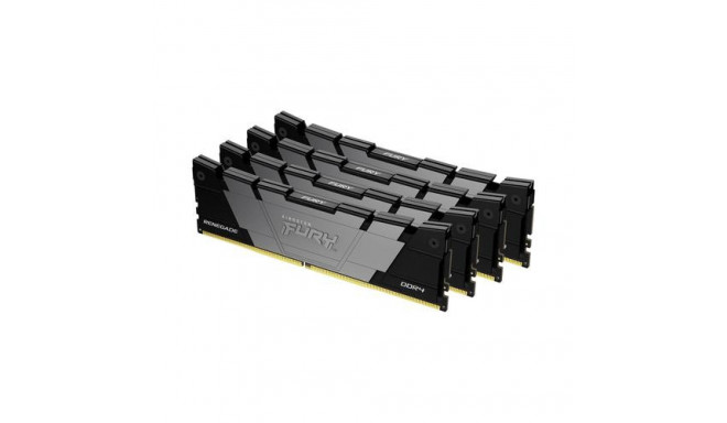 Kingston Technology FURY 32GB 3600MT/s DDR4 CL16 DIMM (Kit of 4) Renegade Black