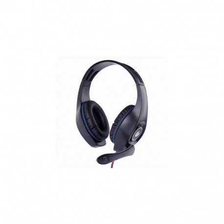 Gembird GHS-05-B headphones/headset Wired Head-band Gaming Black, Blue