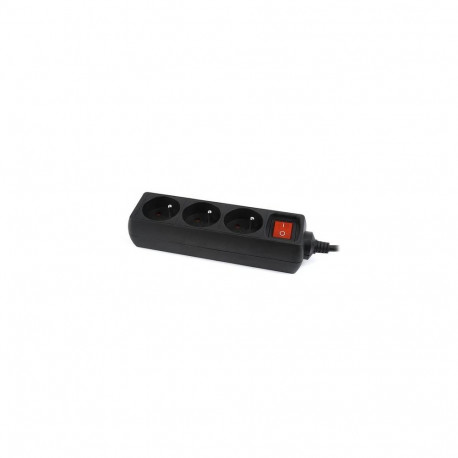 Gembird EG-PSU3F-01 surge protector Black 3 AC outlet(s) 230 V 0.6 m