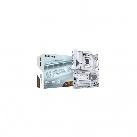 GIGABYTE B850 EAGLE ICE Motherboard - AMD Ryzen 9000 Series CPUs, 8+2+2 Phases Digital VRM, up to 82