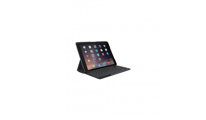 Logitech Slim Folio QWERTY Spanish Bluetooth Carbon, Black