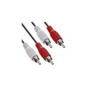 InLine Audio cable, 2x RCA M/M 10m
