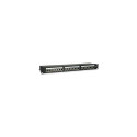 Equip 24-Port Cat.5e Shielded Patch Panel, Black