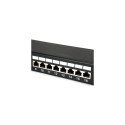 Equip 24-Port Cat.5e Shielded Patch Panel, Black