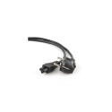 Gembird PC-186-ML12-1M power cable Black CEE7/7 C5 coupler