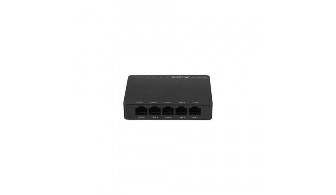 Lanberg DSP2-1005-12V network switch Unmanaged Gigabit Ethernet (10/100/1000) Black