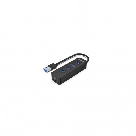 UNITEK uHUB Q4 USB 3.2 Gen 1 (3.1 Gen 1) Type-A 5000 Mbit/s Black