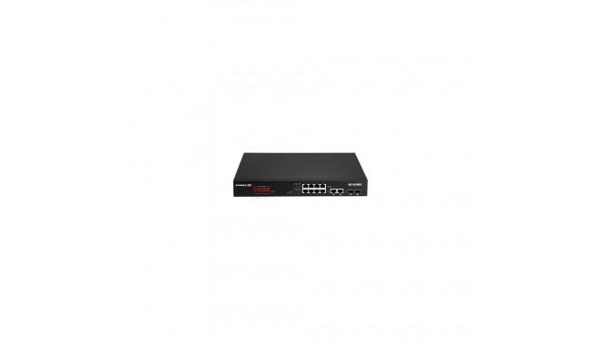 Edimax GS-5210PL network switch Managed Gigabit Ethernet (10/100/1000) Black