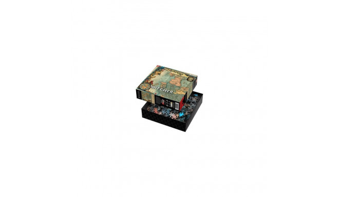 Good Loot The Witcher: Northern Kingdom Map Jigsaw puzzle 1000 pc(s) Video game