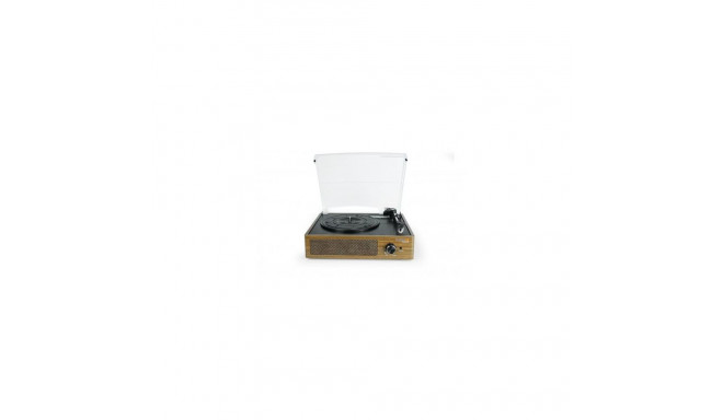 Technaxx TX-186 Belt-drive audio turntable Black, Wood