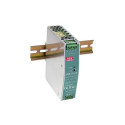 LevelOne 48V DC Industrial Power Supply, 75W, DIN-Rail, PoE Ready