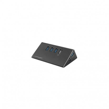 LC-Power LC-HUB-ALU-2B-4 interface hub USB 3.2 Gen 1 (3.1 Gen 1) Type-A 5000 Mbit/s Black