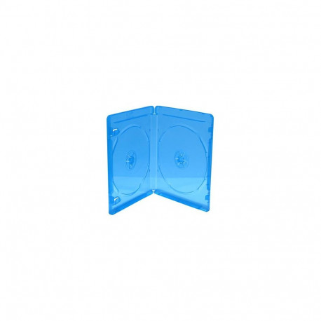 MediaRange Zubehör CD-/DVD-Rohlinge Blu-ray case 2 discs Blue