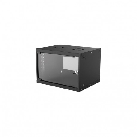 Intellinet 19" Network Cabinet - Wall Mount (Basic), 6U, 400mm Deep, Black, Flatpack, Max 50kg,
