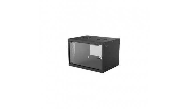 Intellinet 19&quot; Network Cabinet - Wall Mount (Basic), 6U, 400mm Deep, Black, Flatpack, Max 5