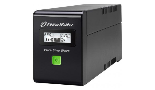 PowerWalker VI 800 SW uninterruptible power supply (UPS) Line-Interactive 0.8 kVA 480 W 2 AC outlet(