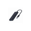 Gembird UHB-U3P4-03 laptop dock/port replicator Wired USB 3.2 Gen 1 (3.1 Gen 1) Type-A Black