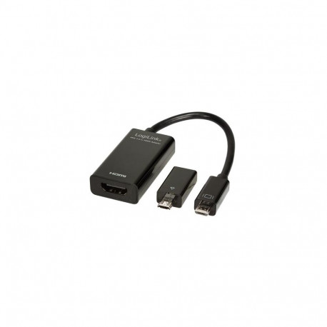 LogiLink UA0142A USB graphics adapter Black