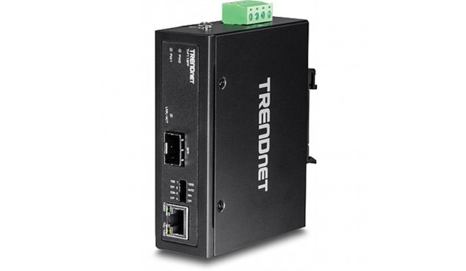 Trendnet TI-F11SFP network media converter 1000 Mbit/s Black