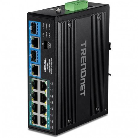 Trendnet TI-BG104 network switch Unmanaged Gigabit Ethernet (10/100/1000) Power over Ethernet (PoE) 