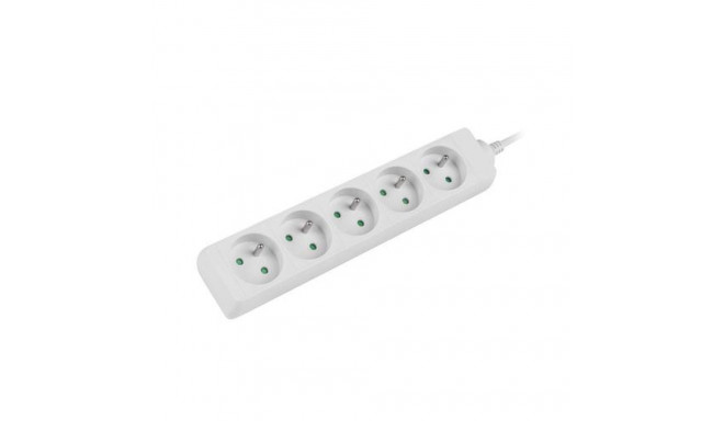 Lanberg PS0-05E-0150-W power extension 1.5 m 5 AC outlet(s) Indoor White