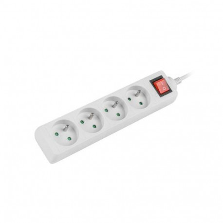 Lanberg PS1-04E-0150-W power extension 1.5 m 4 AC outlet(s) Indoor White
