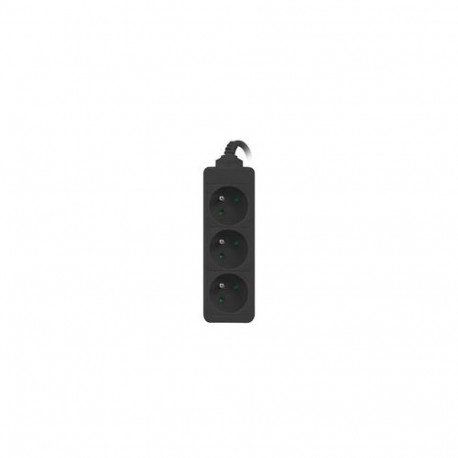 Lanberg PS0-03E-0300-BK power extension 3 m 3 AC outlet(s) Indoor Black