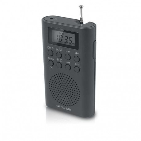 Muse M-03 R radio Portable Analog Black