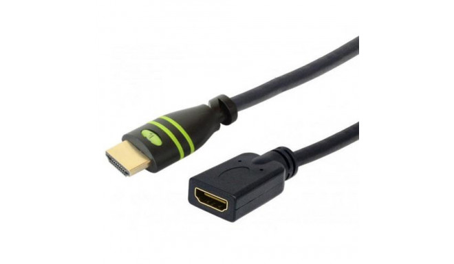 Techly HDMI High Speed with Ethernet Extension Cable 4K 30Hz M/F 1.8 m