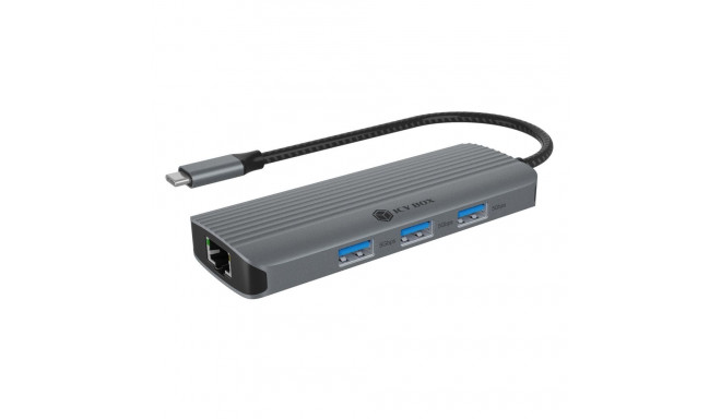 ICY BOX IB-DK4034a-CPD 6in1, HDMI,USB,PD,LAN