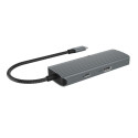 HUB IB-DK4022a-CPD 6in1, HDMI,USB,PD
