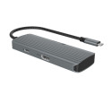 HUB IB-DK4022a-CPD 6in1, HDMI,USB,PD