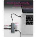 HUB IB-DK4022a-CPD 6in1, HDMI,USB,PD