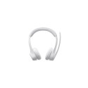 Logitech 981-001417 headphones/headset Wireless Head-band Office/Call center Bluetooth White