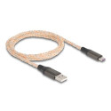 DeLOCK USB 2.0 Cable Type-A to USB Type-C with RGB illumination 1 m