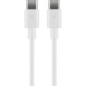 Goobay 51244 USB cable USB 2.0 2 m USB C White