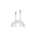 Lindy 0.3m Cat.6 U/UTP Flat Cable, White