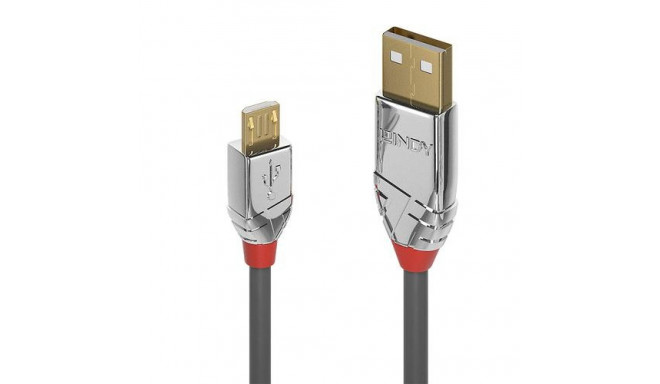 Lindy 5m USB 2.0 Type A to Micro-B Cable, Cromo Line