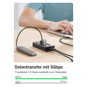 UGREEN USB-C–7-portiline USB-A 3.0 jaotur DC 12V EU