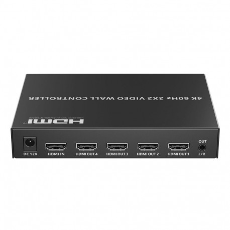 PremiumCord HDMI 1 input - 4 monitors, 4K@60hz Video Wall controller, 8 display modes