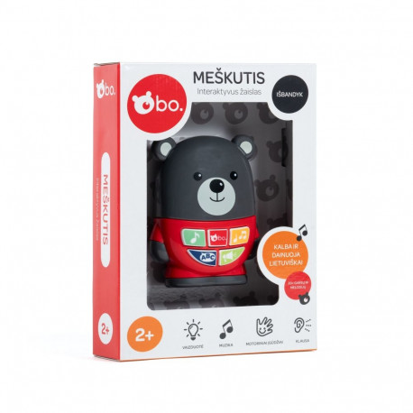 bo. Musical toy "Baby Bear" (In Lithuanian lang.)