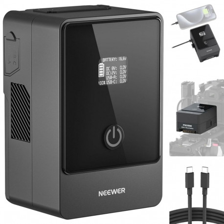 NEEWER PS099E, 99 Wh V-Mount lithium battery